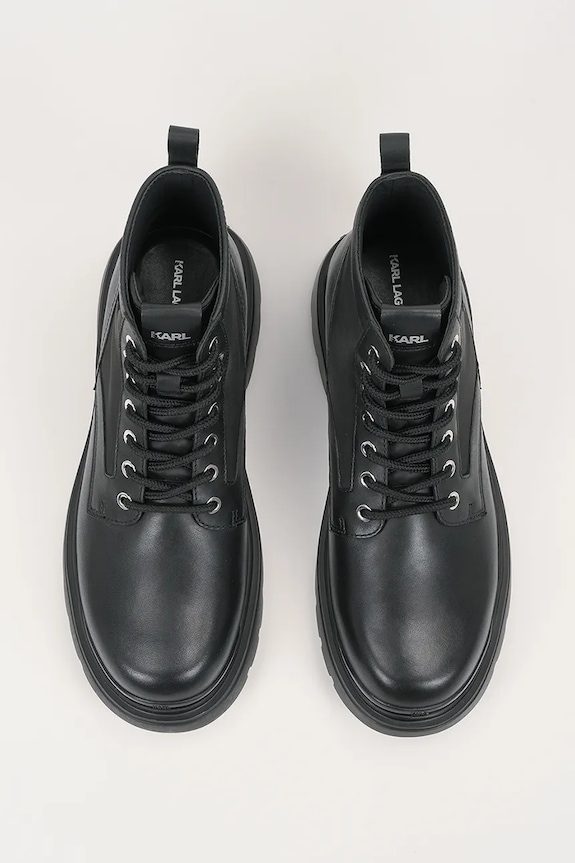 Karl Lagerfeld buty skórzane MASON 6 czarny KL13035.000