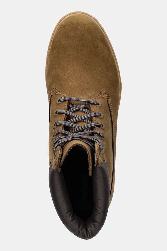 Timberland scarponcini in nubuck Premium 6 Inch Lace Up Waterproof verde TB0A2P6WA5D1