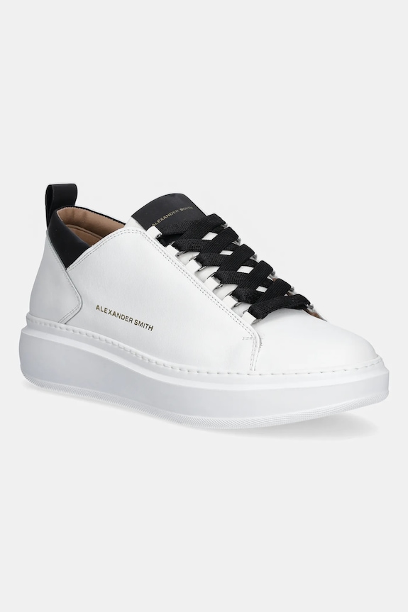 Alexander Smith sneakers Wembley White pelle fiore bianco ASBCWYM2264WBK