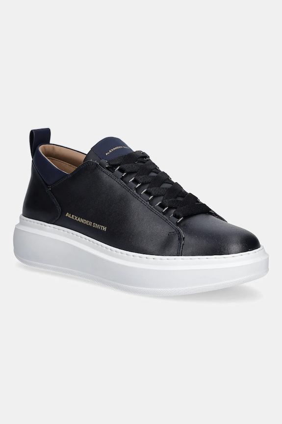 Alexander Smith sneakers Wembley Blue pelle fiore blu navy ASBCWYM2264BLE
