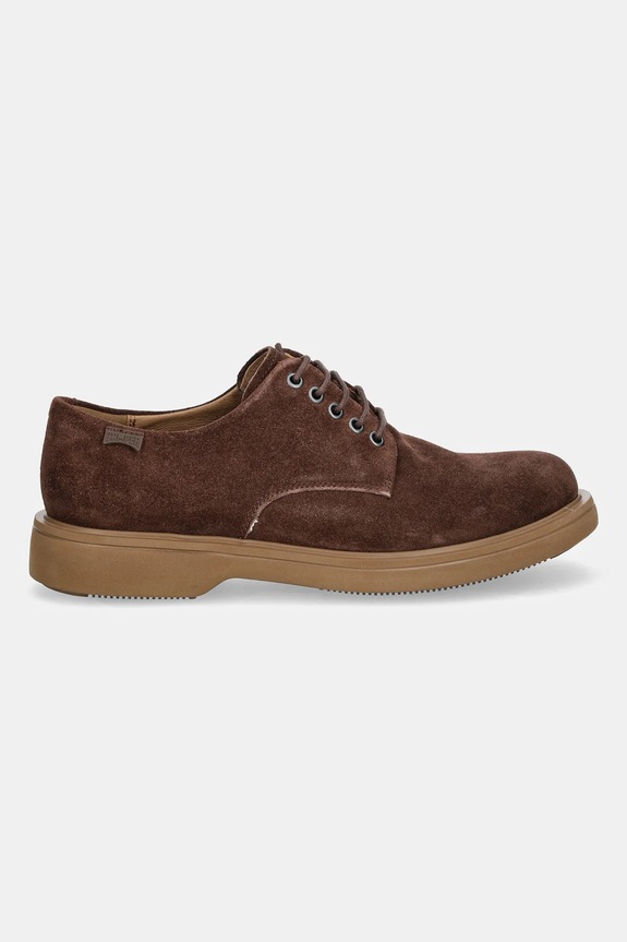 Σουέτ κλειστά παπούτσια Camper Norman K100998.005 καφέ AW25