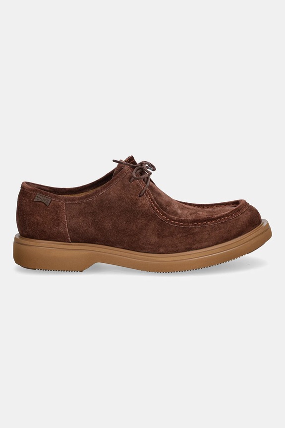 Camper velúr félcipő Norman K100999.004 barna AW25