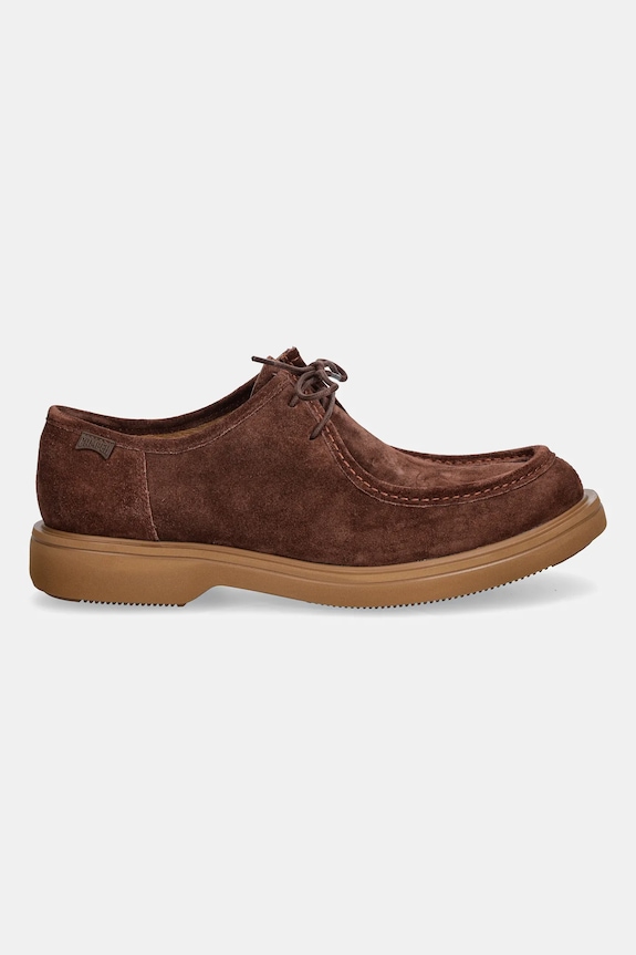 Camper velúr félcipő Norman K100999.004 barna AW25