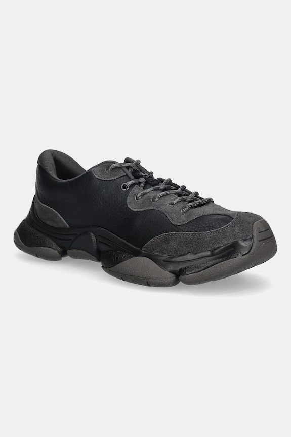 Camper sneakersy skórzane Karst 2 skóra zamszowa czarny K101068.001