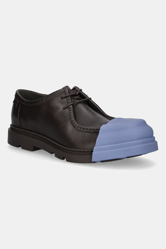 Camper scarpe in pelle Junction pelle fiore marrone K100872.025
