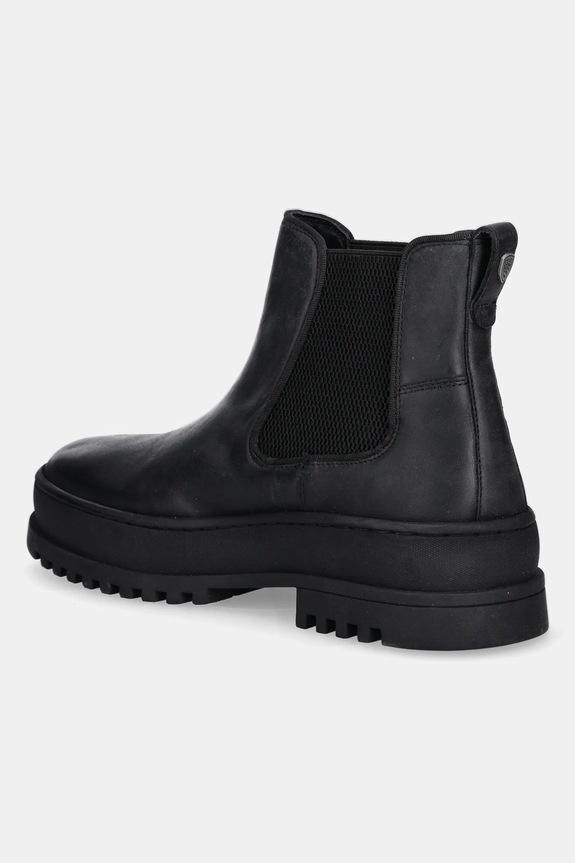 Scarpe Blauer stivaletti chelsea in pelle IUKA F5IUKA02.LEA nero