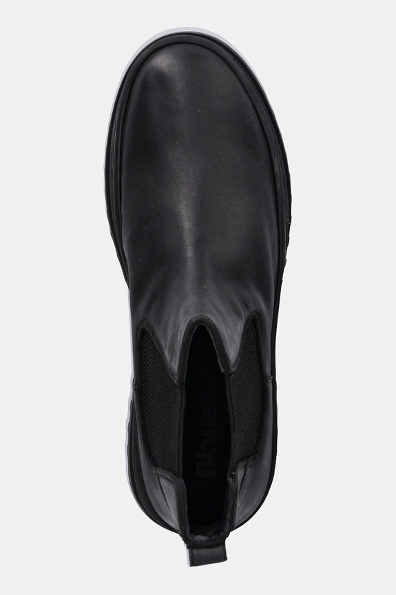 Blauer stivaletti chelsea in pelle IUKA nero F5IUKA02.LEA