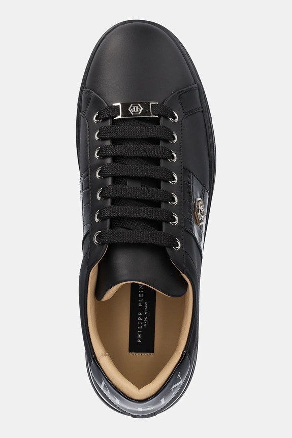 Δερμάτινα sneakers Philipp Plein Band In μαύρο USC0664.PLE010N.0202
