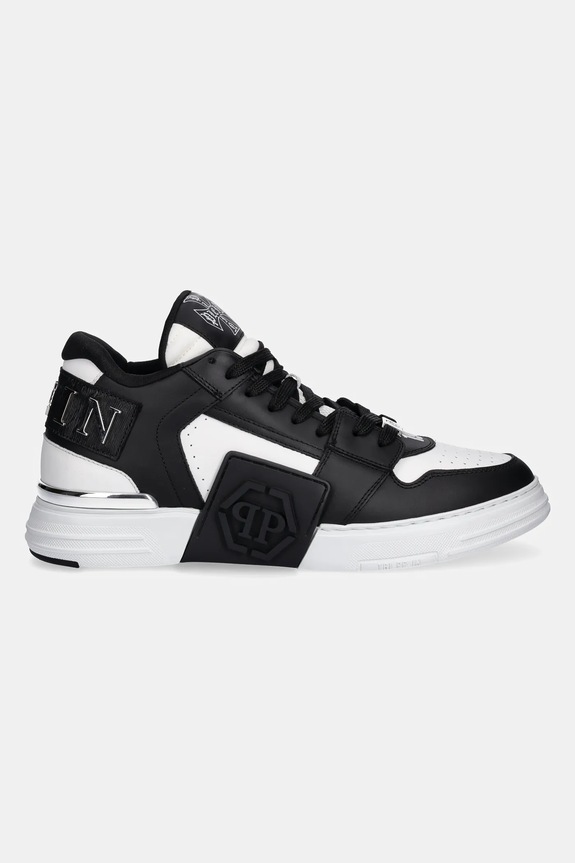 Kožne tenisice Philipp Plein Lo-Top USC0824.PLE075N.0102 crna AW25