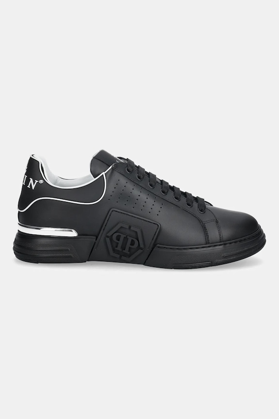 Kožne tenisice Philipp Plein Phantom Kicks USC0775.PLE005N.0202 crna AW25