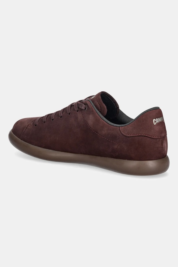 Încălțăminte Camper adidași din nubuc Pelotas Soller K101003.007 burgundia