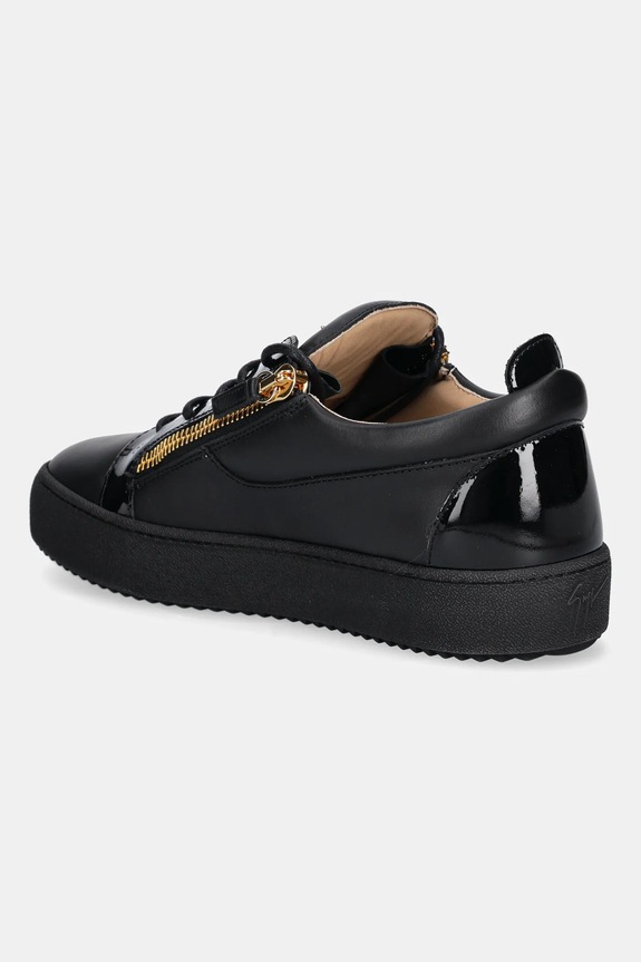 Obuwie Giuseppe Zanotti sneakersy skórzane Maylondon RU50000.003 czarny