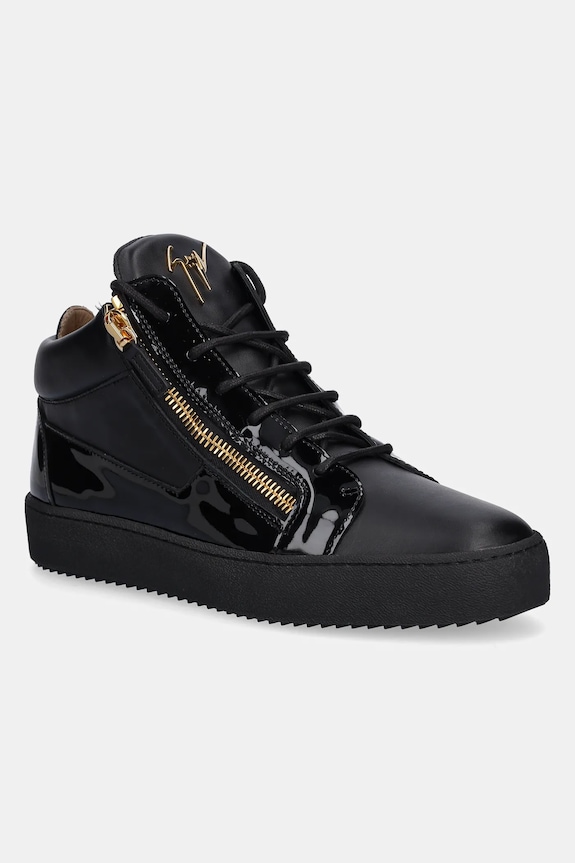 Kožne tenisice Giuseppe Zanotti Maylondon niska crna RU50001.003