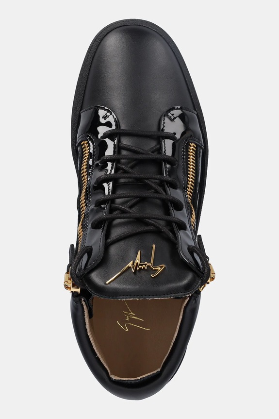 Kožne tenisice Giuseppe Zanotti Maylondon crna RU50001.003