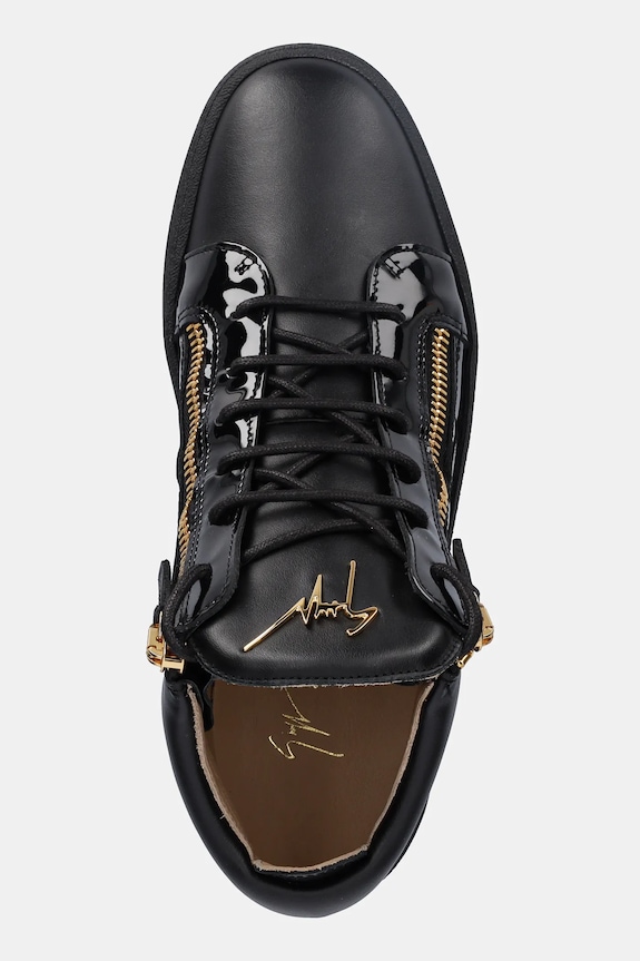 Kožne tenisice Giuseppe Zanotti Maylondon crna RU50001.003