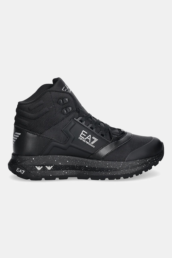 Členkové topánky EA7 Emporio Armani AF18615.7X000340 čierna NC25