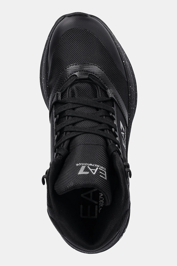 Členkové topánky EA7 Emporio Armani čierna AF18615.7X000340