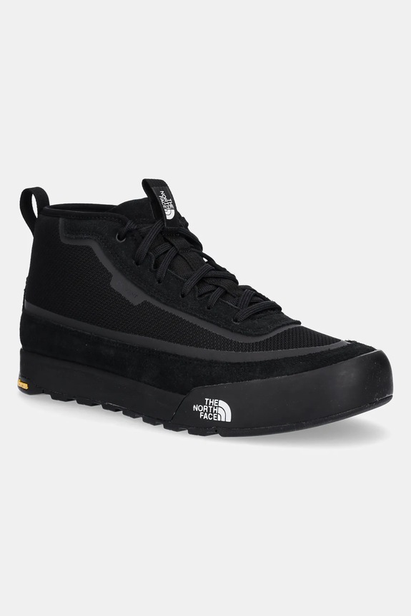 Topánky The North Face Clyffe semišová koža čierna NF0A8D8XKX71