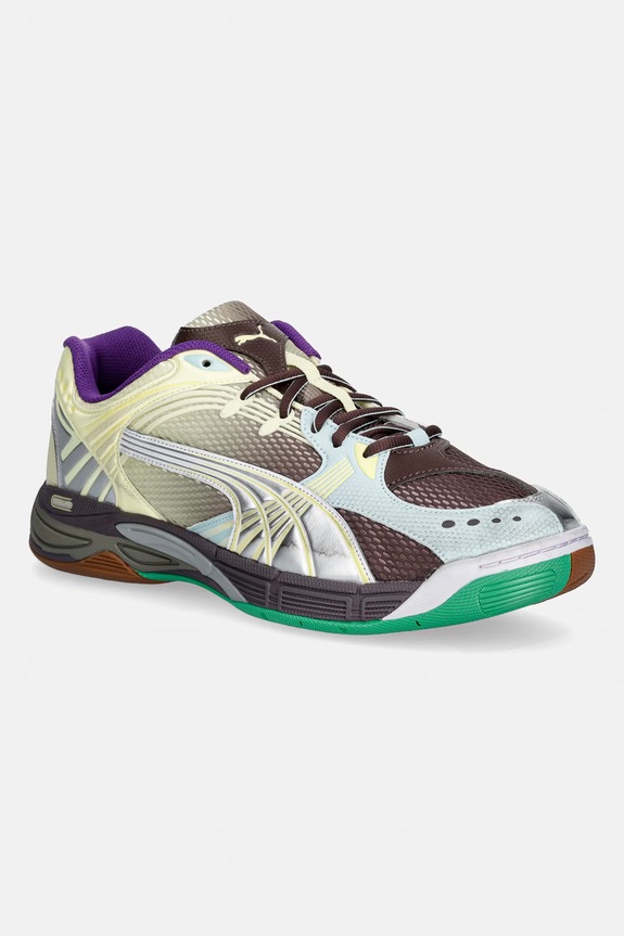 Puma sneakersy męskie tekstylny brązowy 402964