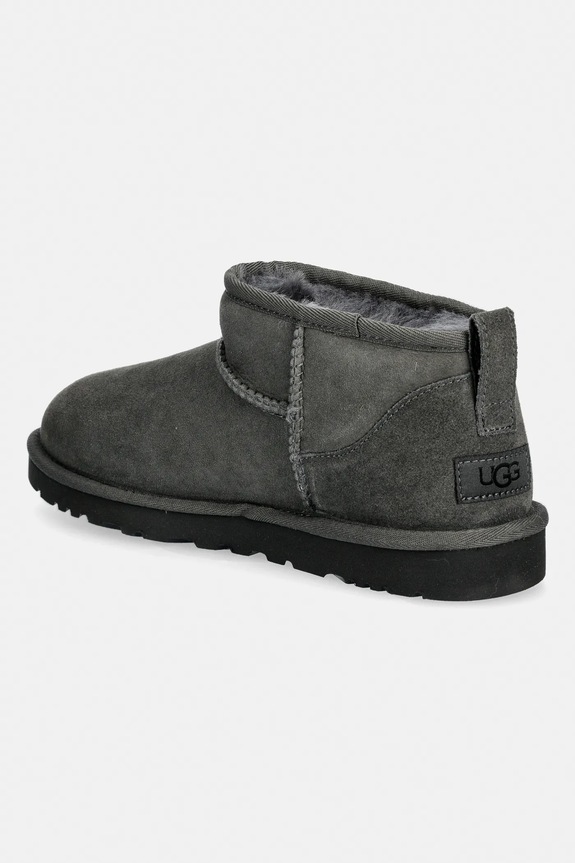 Boty Semišové sněhule UGG Classic Ultra Mini 1137391.MLF šedá