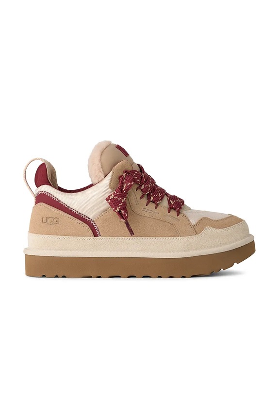 Tenisky UGG Lowmel semišová kůže béžová 1170750.DWD