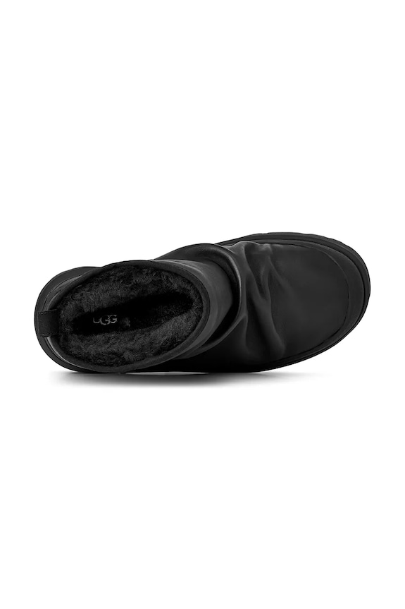 UGG bőr hótaposó Heritage Utility Mini Noir 1171118.BLK fekete