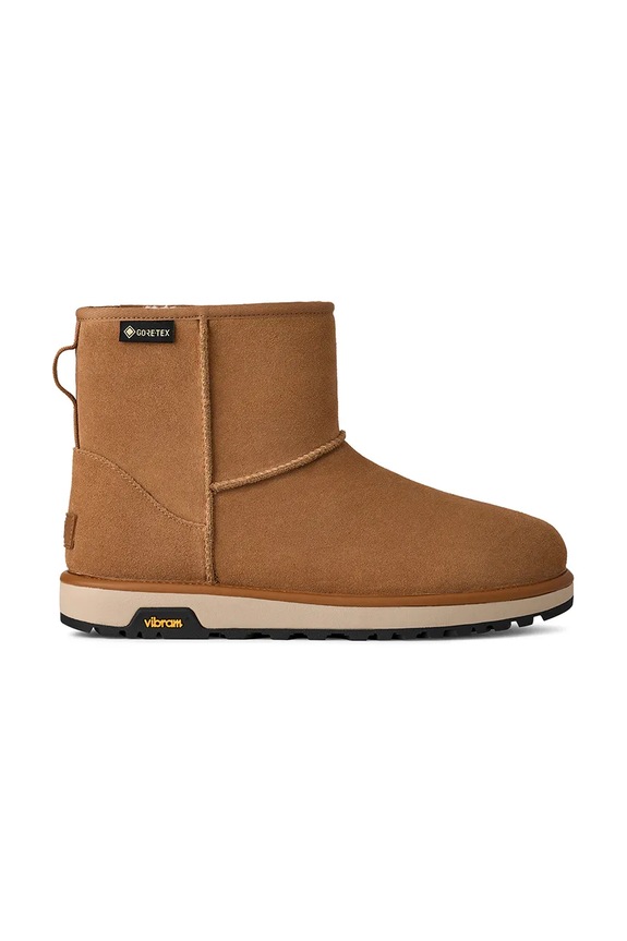 Замшевые сапоги UGG Classic Mini GTX замш коричневый 1171150.CHE