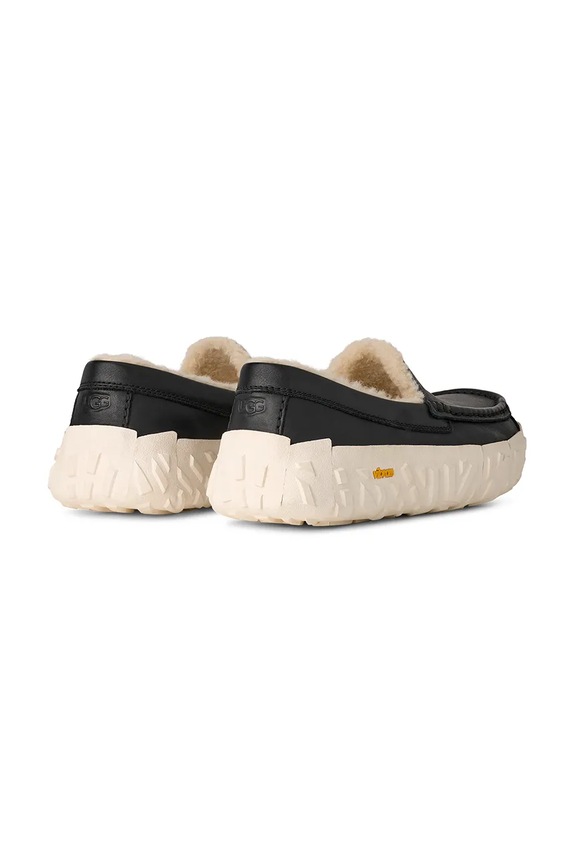 Obuv Kožené mokasíny UGG Ascot Wrap Tech Noir 1171791.BKJ čierna