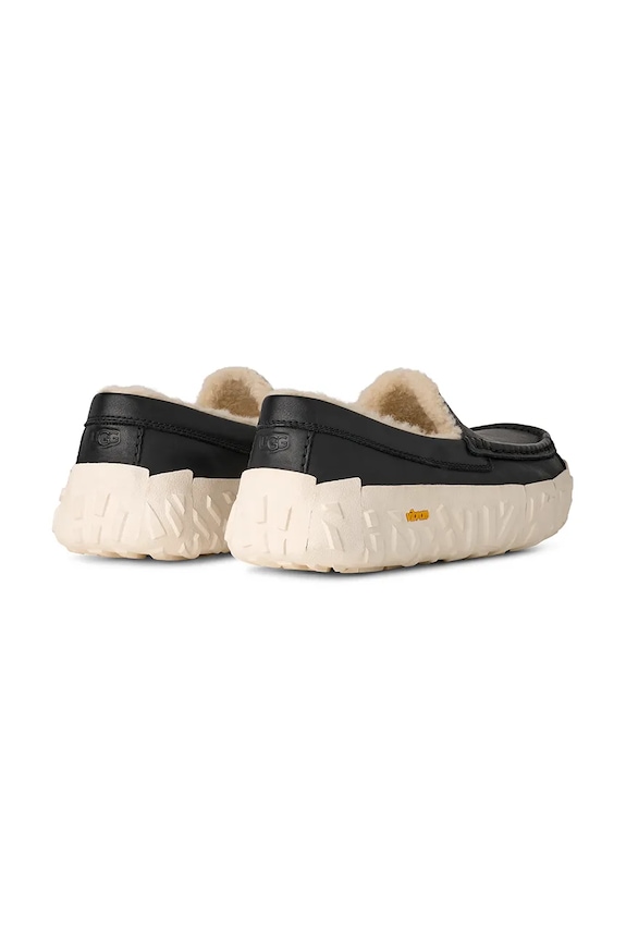 Obuv Kožené mokasíny UGG Ascot Wrap Tech Noir 1171791.BKJ čierna
