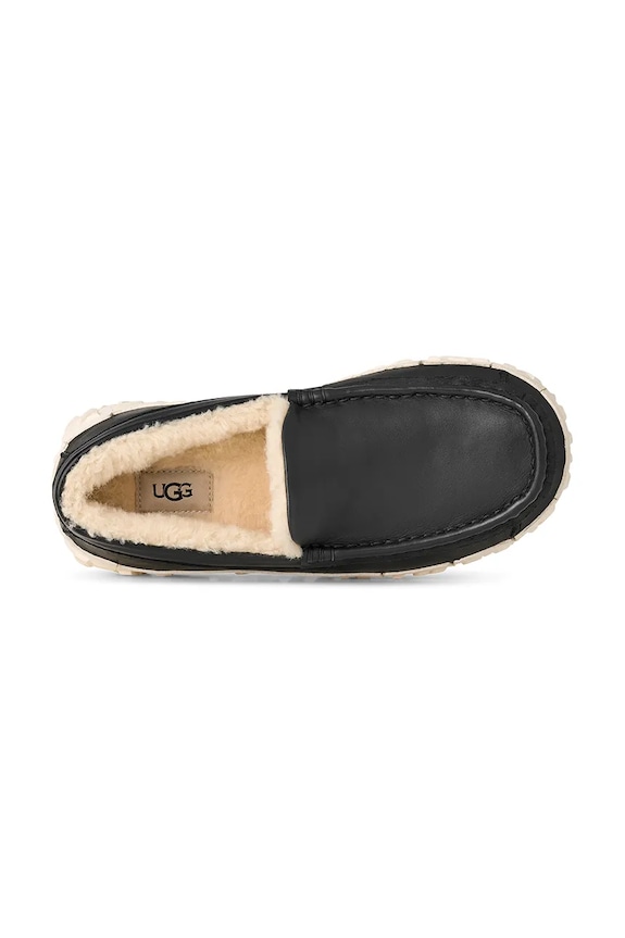 Kožené mokasíny UGG Ascot Wrap Tech Noir 1171791.BKJ čierna