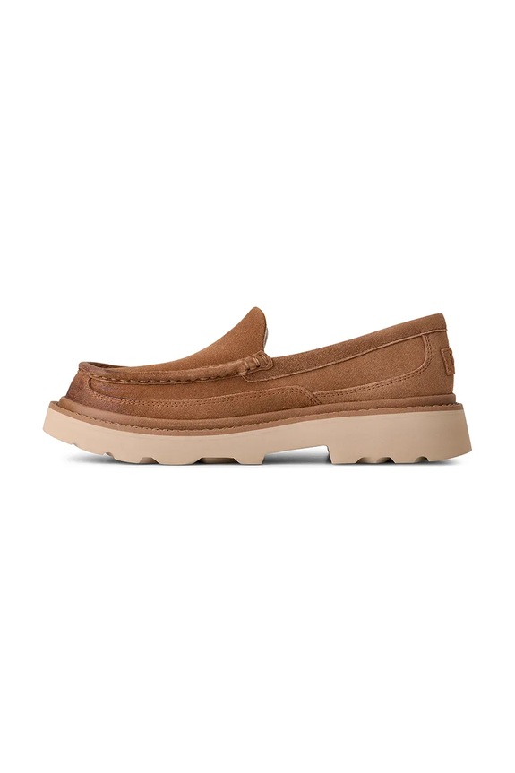Semišové mokasíny UGG Ascot Lug hnědá 1172691.CHE