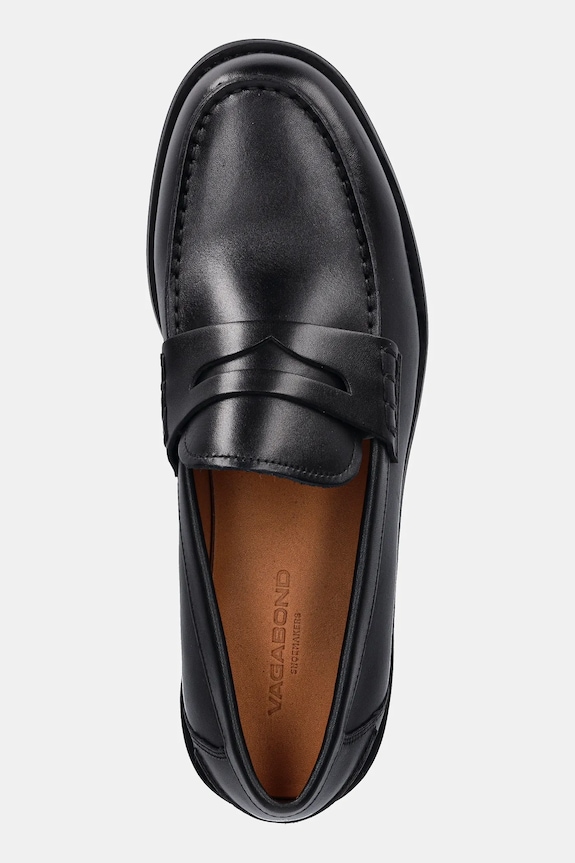 Δερμάτινα μοκασίνια Vagabond Shoemakers STEVEN μαύρο 6060.001.20