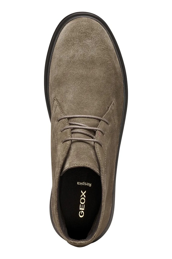Semišové kotníkové boty Geox U MASSIMIANO U46H9A.00022.C6029 hnědá