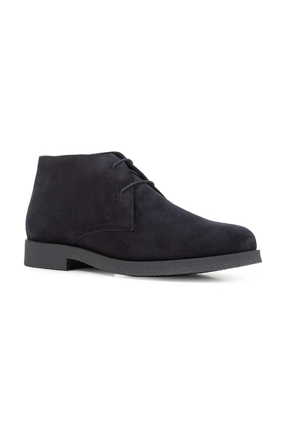 Semišové kotníkové boty Geox UOMO CLAUDIO U0458A.00022.C4002 námořnická modř AW25