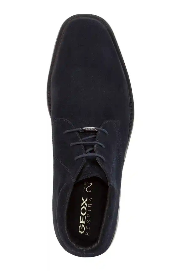 Geox scarpe in camoscio U BRAYDEN 2FIT ABX U54N1D.00022.C4002 blu navy