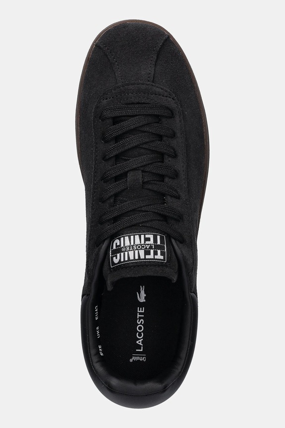 Semišové tenisky Lacoste Baseshot Sneakers čierna 50SMA0026