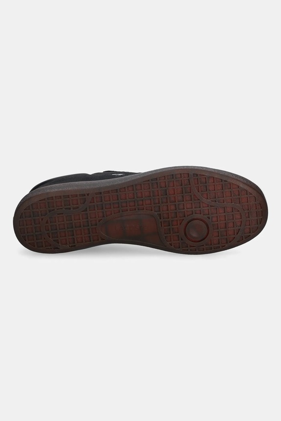 Semišové tenisky Lacoste Baseshot Sneakers 50SMA0026 čierna