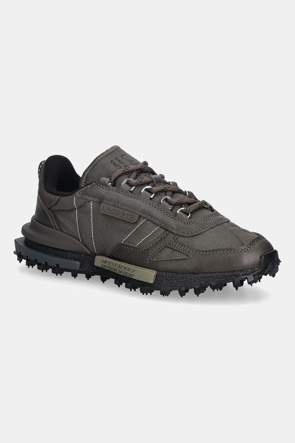 Lacoste sportcipő Elite Active Sneakers Rene nappa bőr barna 50SMA0076