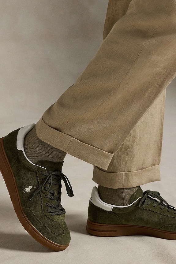 Polo Ralph Lauren bőr sportcipő Bedford Pp 809967889001.301 zöld