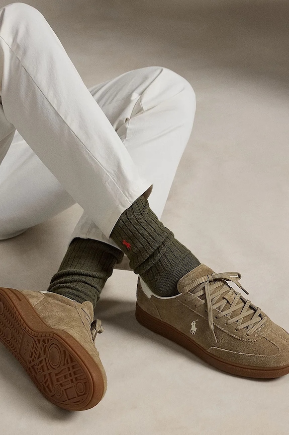 Polo Ralph Lauren suede sneakers Bedford Pp 809967889002.230 beige