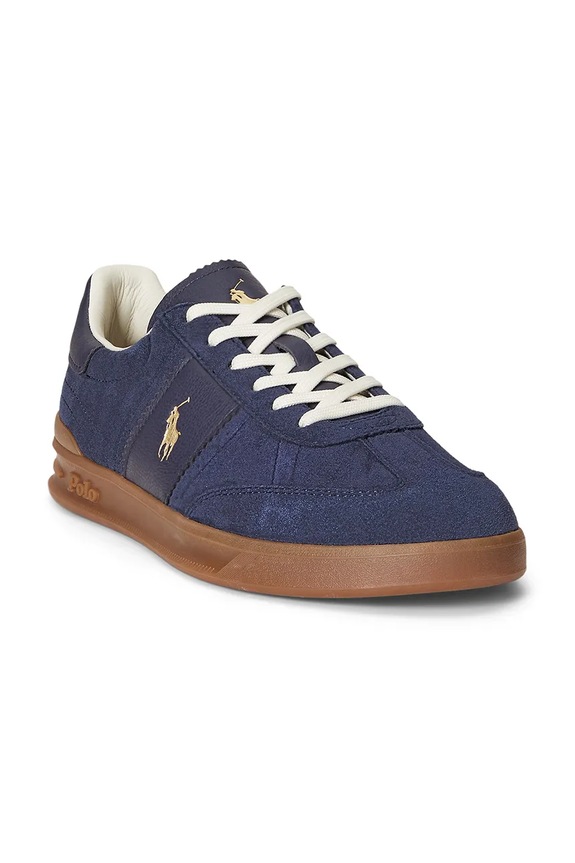 Polo Ralph Lauren sneakersy skórzane Hrt Aera Pp 809973707002.400 granatowy SS26