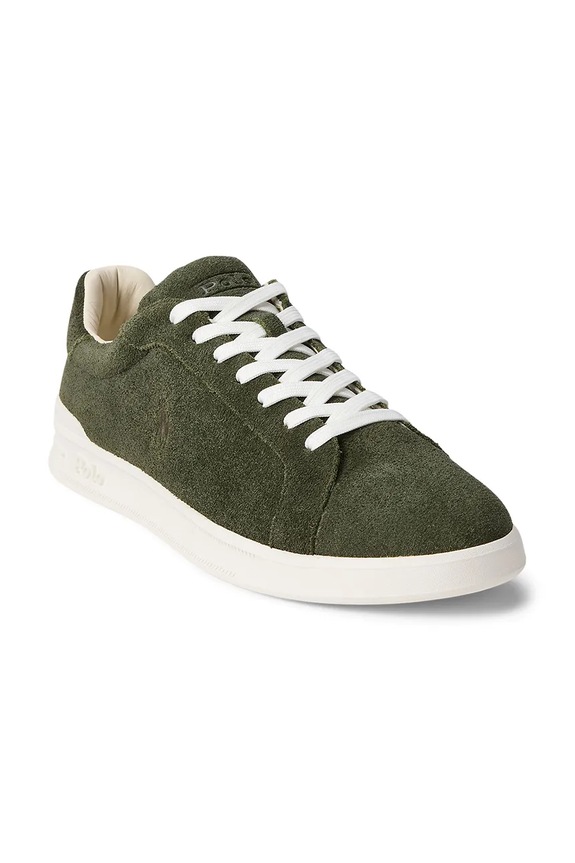 Polo Ralph Lauren sneakers din piele întoarsă Hrt Crt Ii 809973732004.300 verde AW25