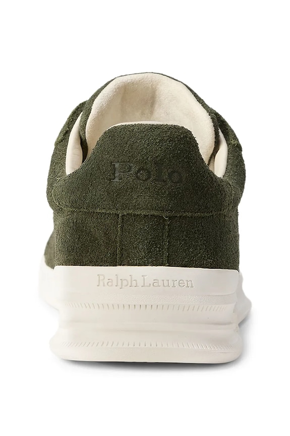 Încălțăminte Polo Ralph Lauren sneakers din piele întoarsă Hrt Crt Ii 809973732004.300 verde