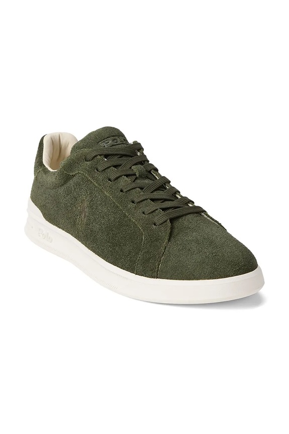 Polo Ralph Lauren sneakers din piele întoarsă Hrt Crt Ii 809973732004.300 verde