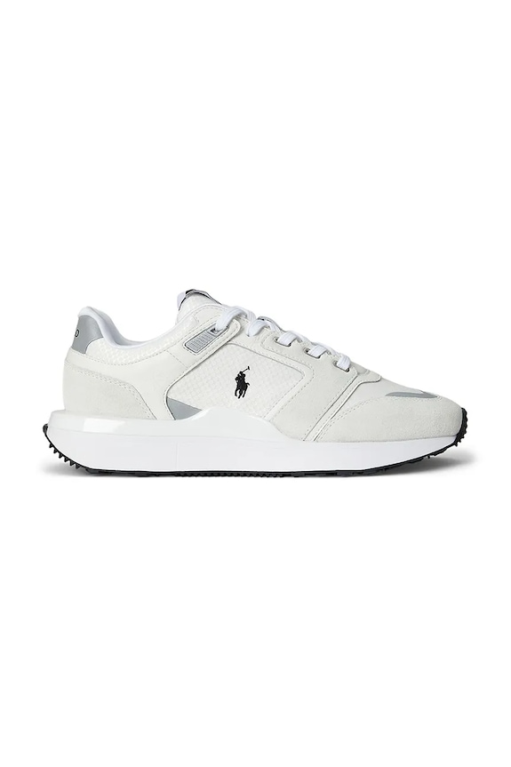 Polo Ralph Lauren sneakers Trn 89 Pp V2 pelle fiore bianco 809973974001.101