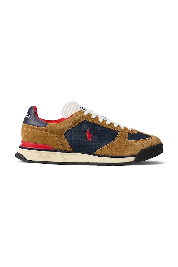 Polo Ralph Lauren sneakersy Varick Pp tekstylny brązowy 809974040001.260