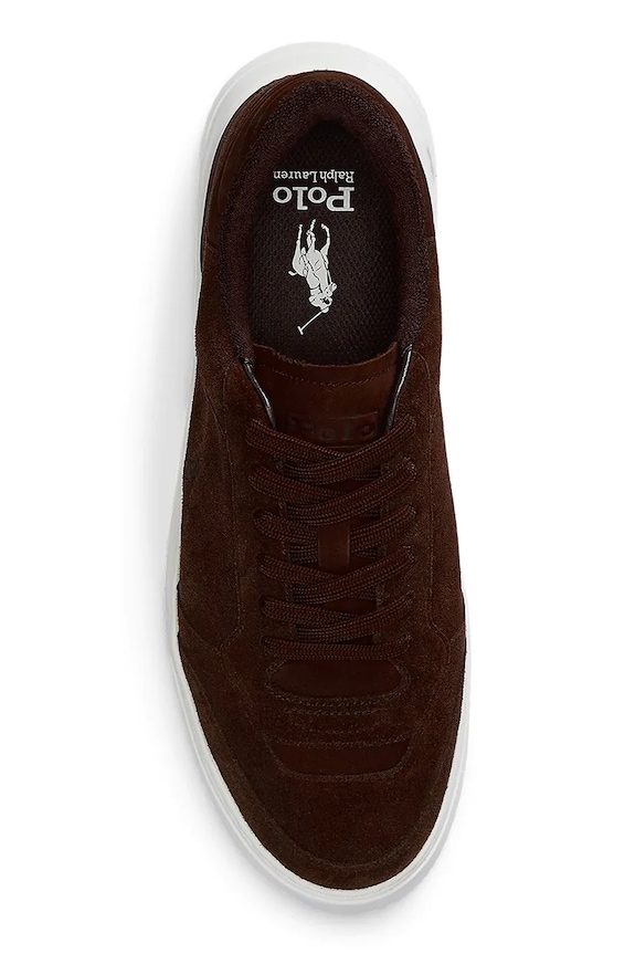 Кожаные кроссовки Polo Ralph Lauren Rlite Sport коричневый 809974099002.200