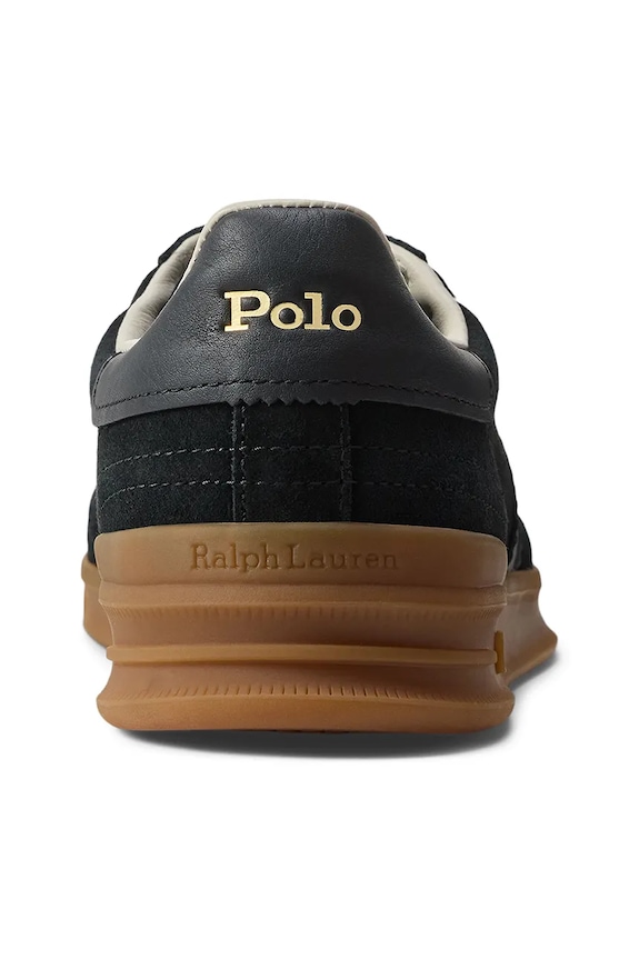 Obuća Kožne tenisice Polo Ralph Lauren Hrt Aera Pp 809978010001.001 crna