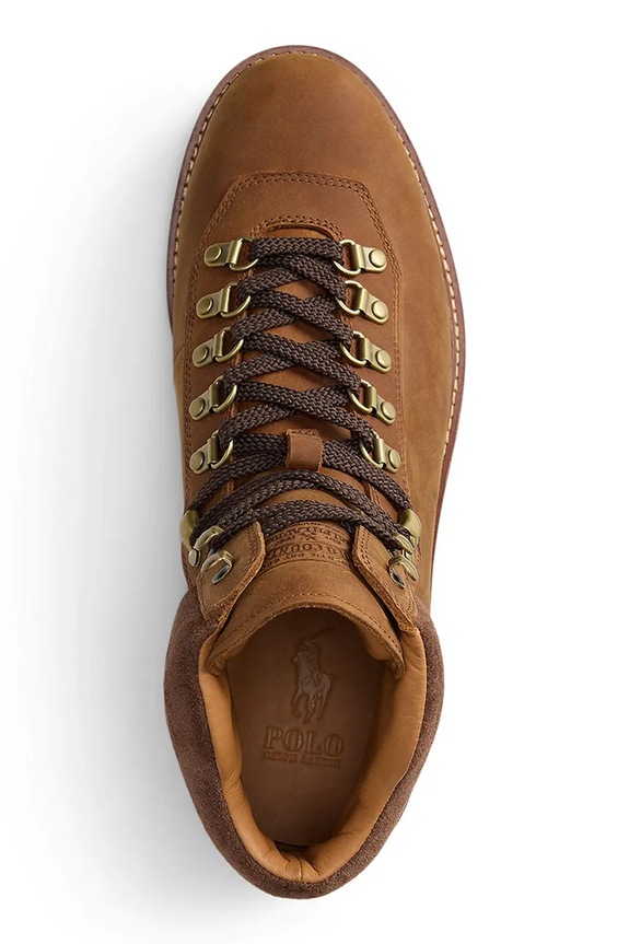 Polo Ralph Lauren trapery skórzane Alpn Bt Lite brązowy 812974116002.270
