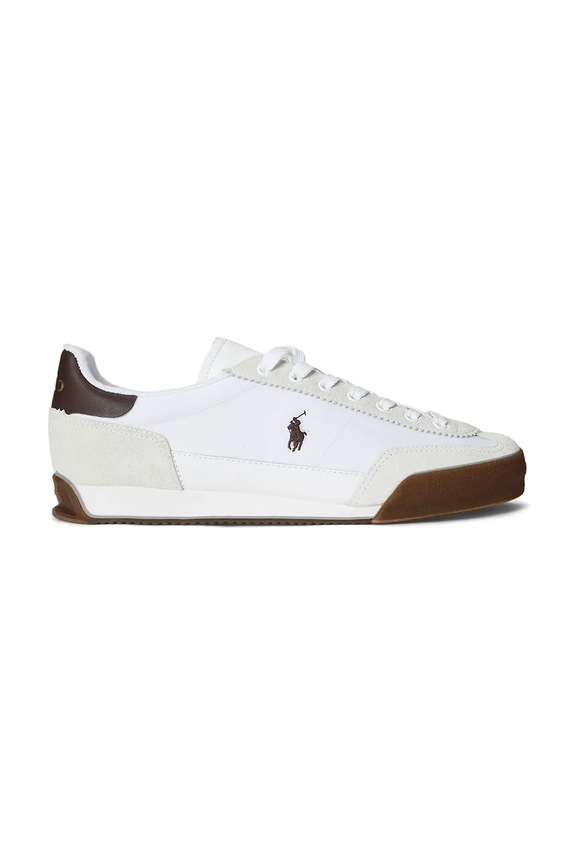 Polo Ralph Lauren buty Hester Pp skóra zamszowa biały 809973738004.100